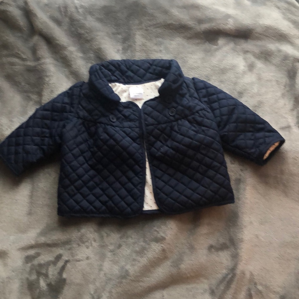 Navy infant coat